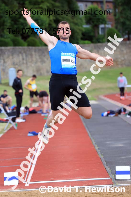 Decathlon Long Jump, 2024 EAP International Combined events, Hewcham, Northumberland.  Photo: David T. Hewitson/Sports for All Pics